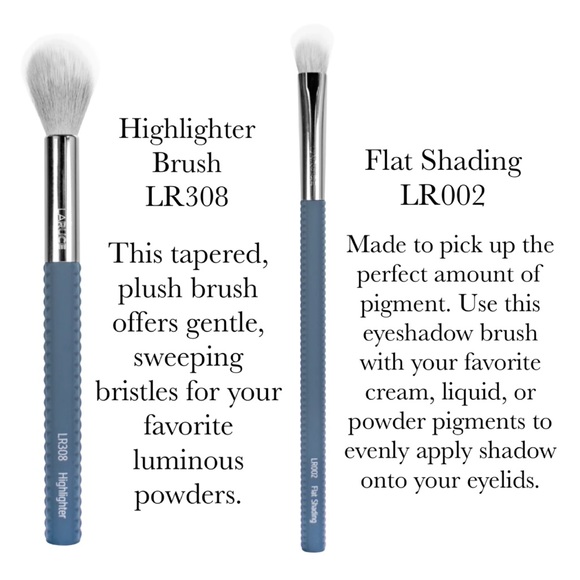 Laruce Beauty 5 Pcs Face Makeup Brush Set with Bag - Picture 4 of 14